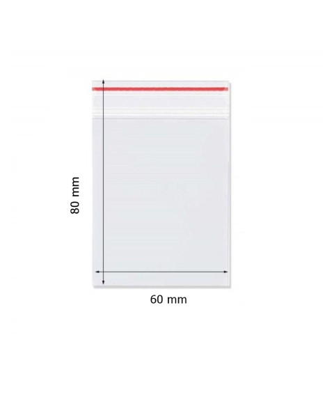 Pungulițe cu zip lock, 60*80 mm, 100 buc